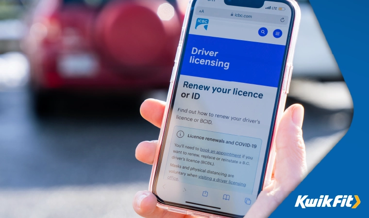 Renew your licence online on computer or mobile phone